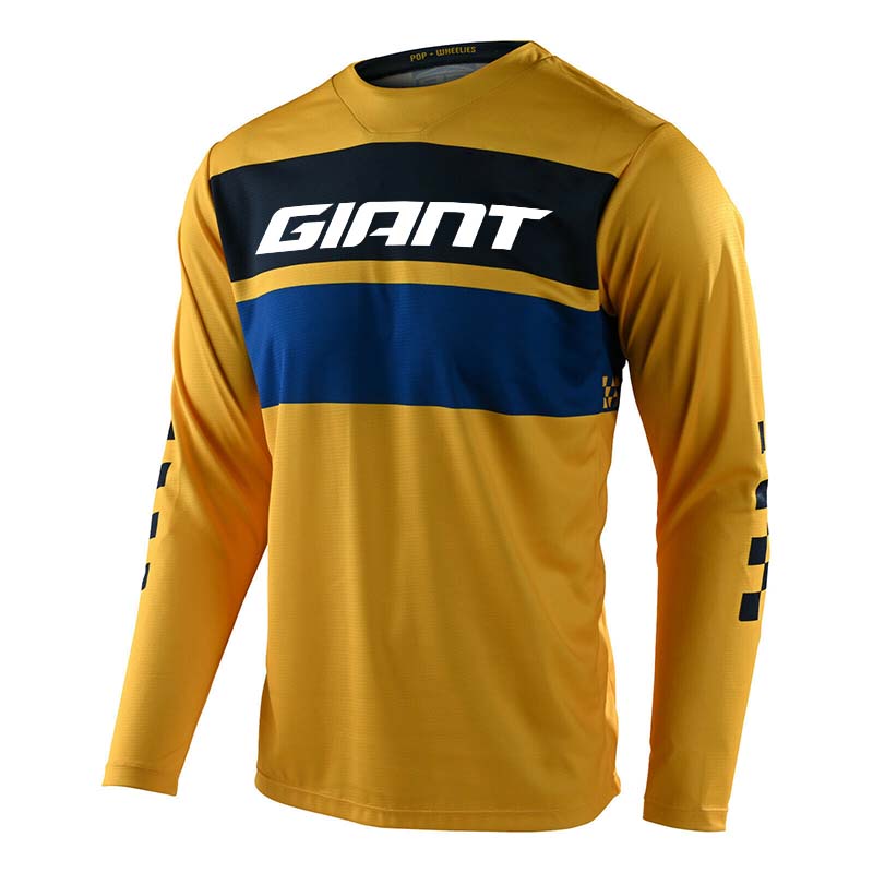 Mountain Biking Long Sleeve Shirt - Pakaian Olahraga Motocross Pria BMX Endurance
