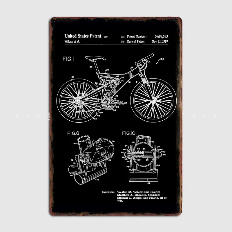Mountain Biking Europe - Poster Retro Putih Penemu Sepeda Gunung,