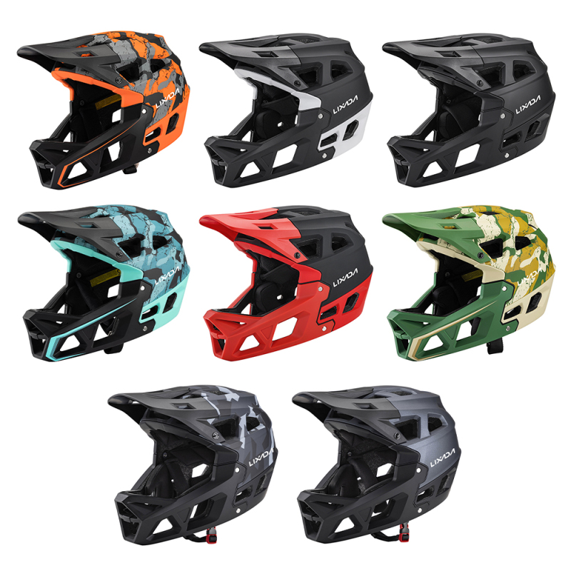 Mountain Biking Full Face Helmet - Helm sepeda gunung Full Face dewasa,