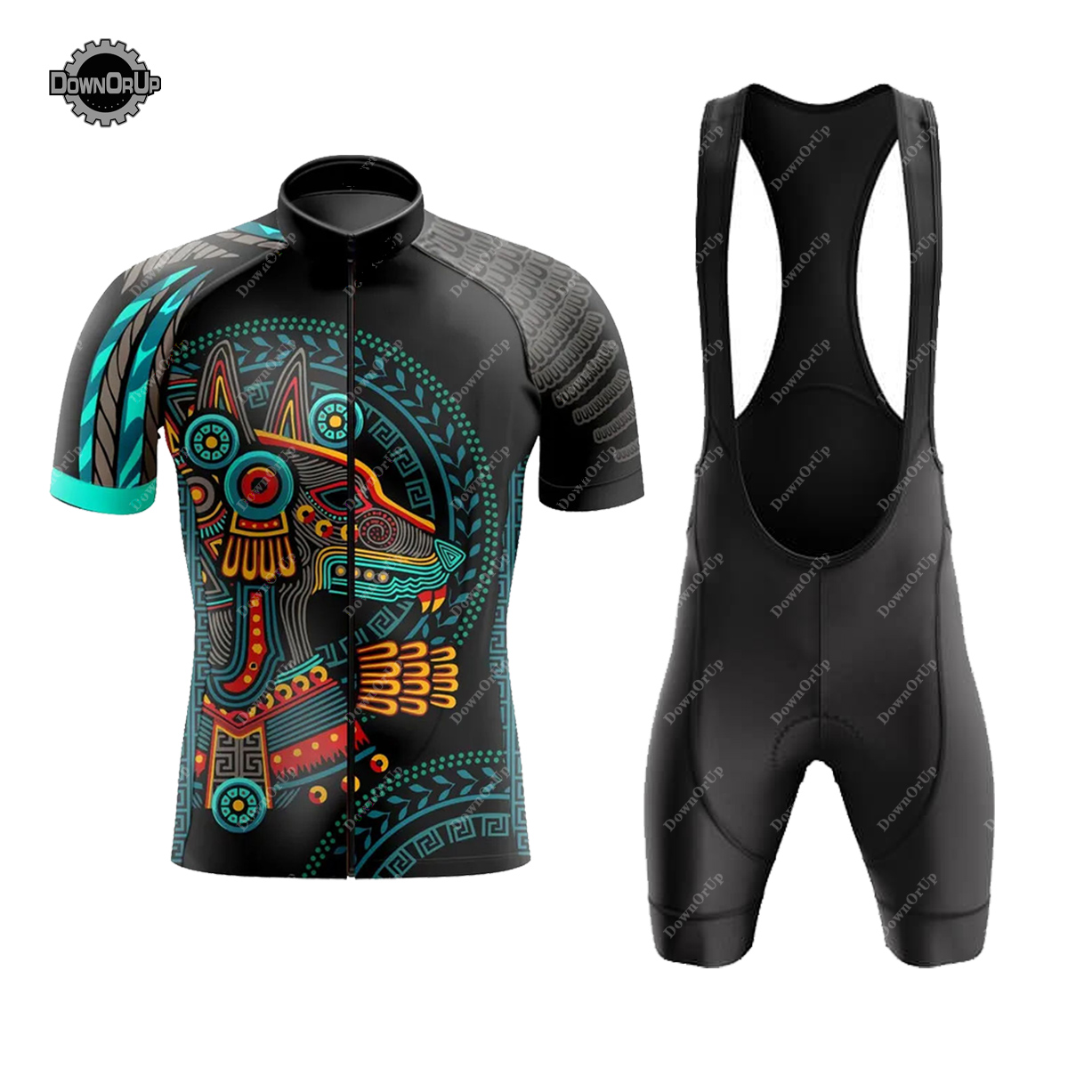Mountain Biking New Mexico - Meksiko pakaian seragam bersepeda pria, baju