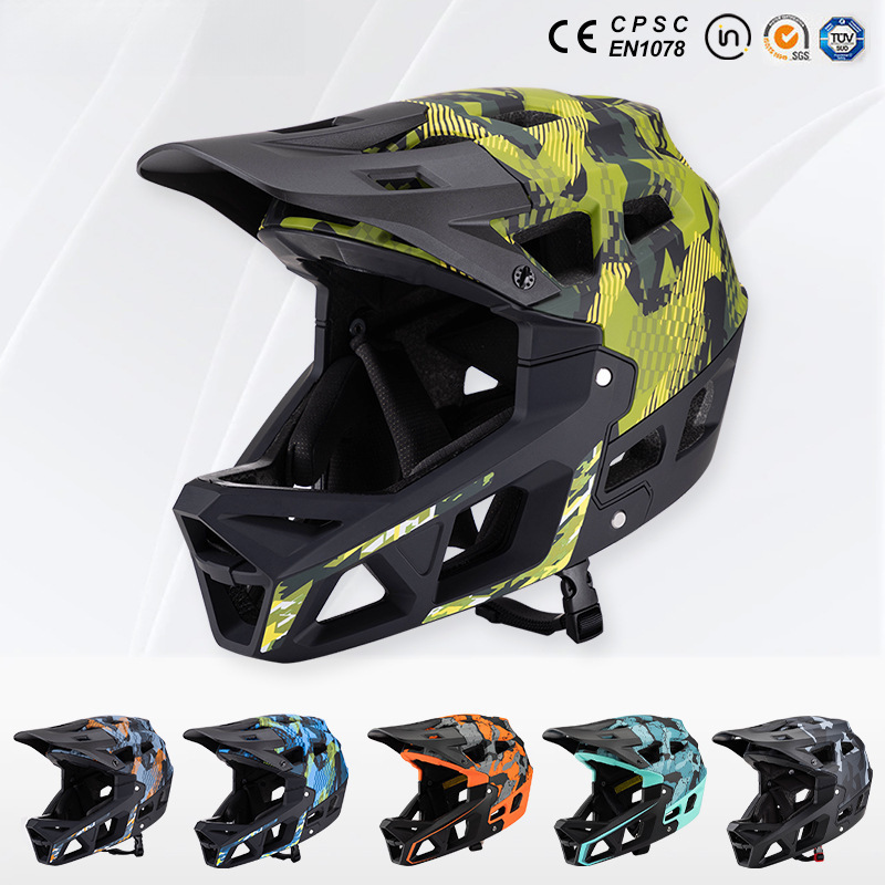 Mountain Biking Full Face Helmet - Helm Sepeda Gunung Full Face Dewasa