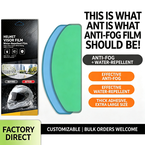 Mountain Biking Full Face Helmet - Film Anti-Kabut Tahan Hujan untuk Helm
