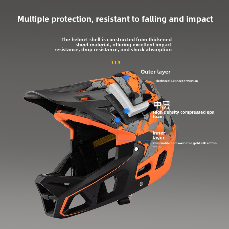 Helm Sepeda Gunung Off-Road Do - Mountain Biking Full Face Helmet ulasan dan harga