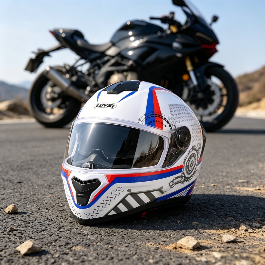 Helm Motor Full Face Unisex Be - Mountain Biking Full Face Helmet ulasan dan harga