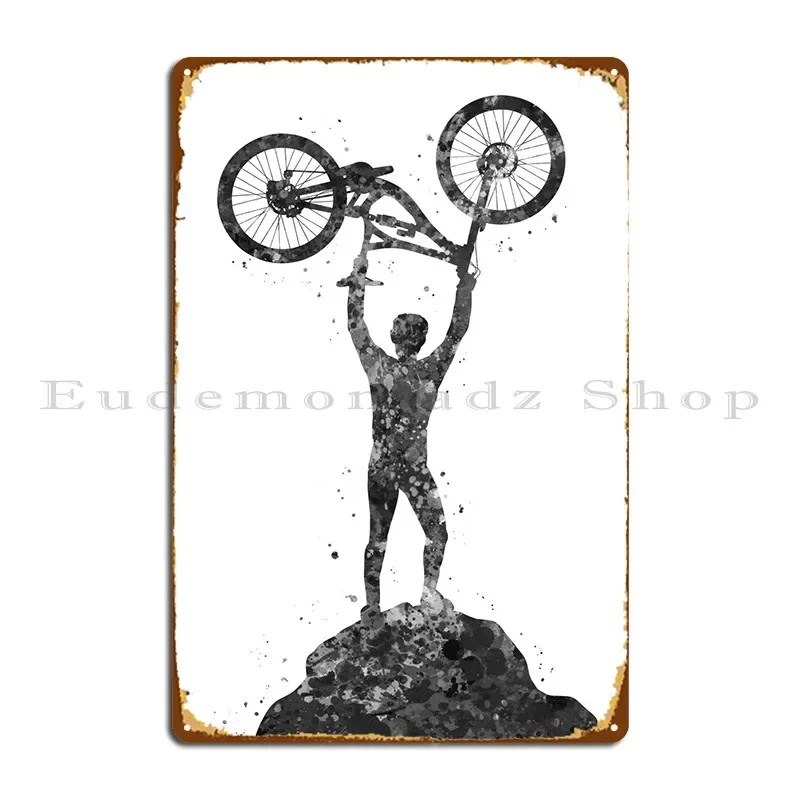 Plakat Logam Sepeda Gunung Dow - Mountain Biking Europe ulasan dan harga