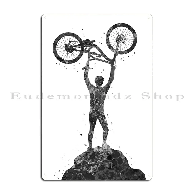 Plakat Logam Sepeda Gunung Dow - Mountain Biking Europe ulasan dan harga