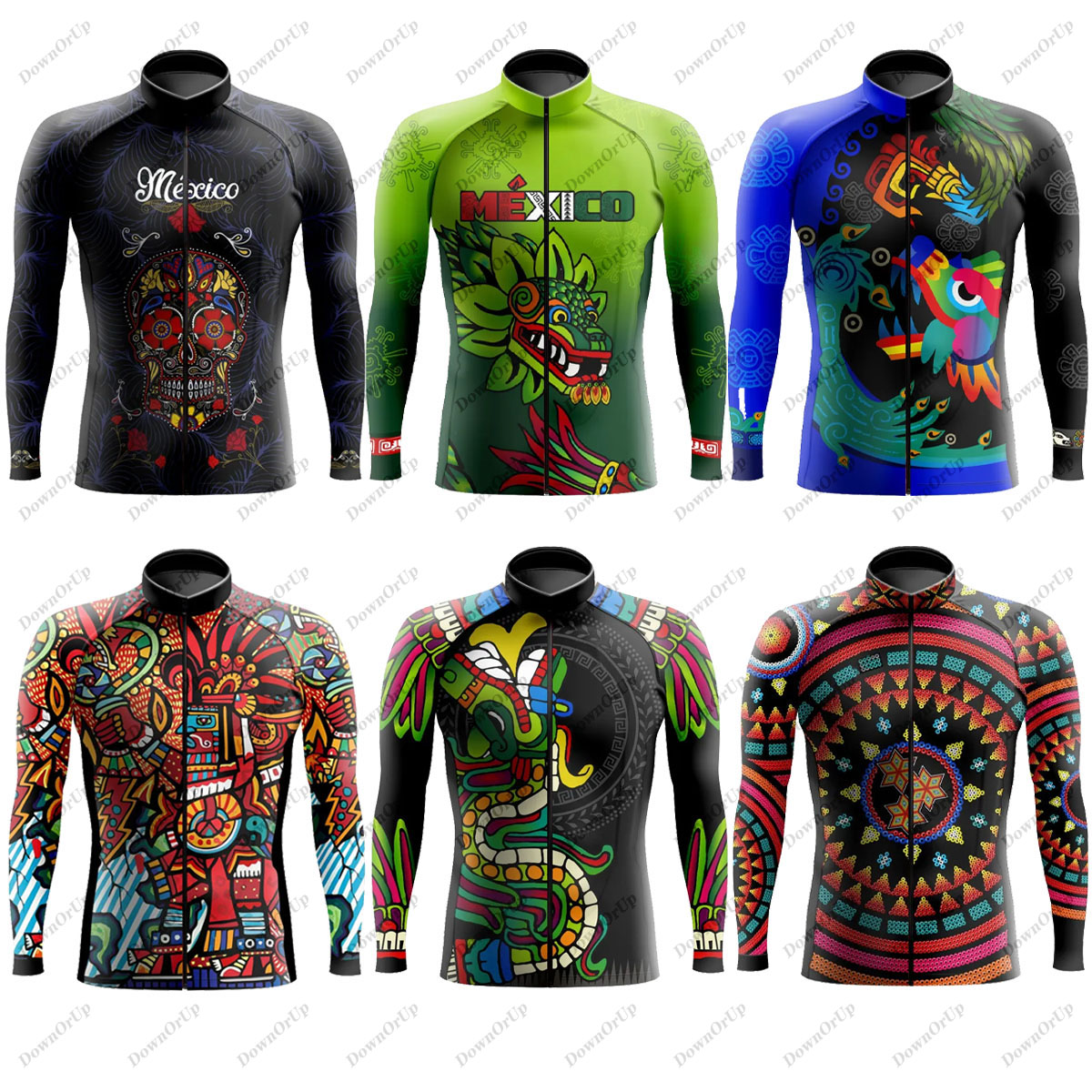 Meksiko Aztec Jersey bersepeda - Mountain Biking New Mexico ulasan dan harga