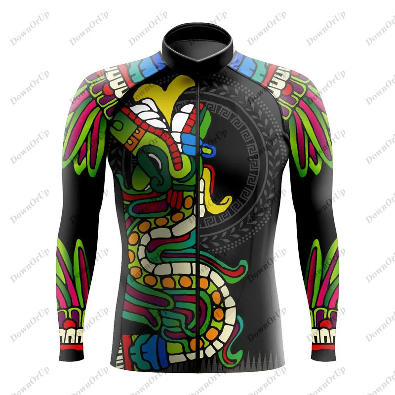Meksiko Aztec Jersey bersepeda - Mountain Biking New Mexico ulasan dan harga