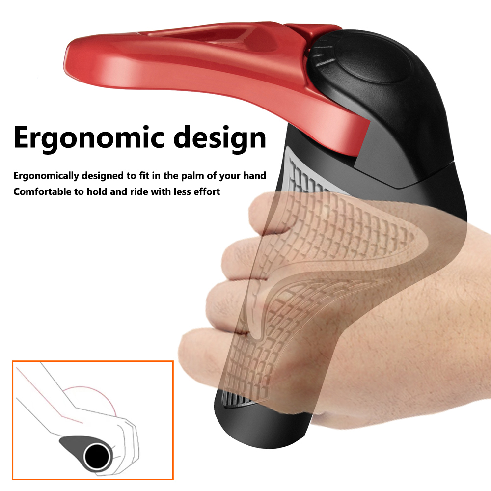 Pegangan Sepeda MTB Horns Shof - Mtb Grip Lock On ulasan dan harga