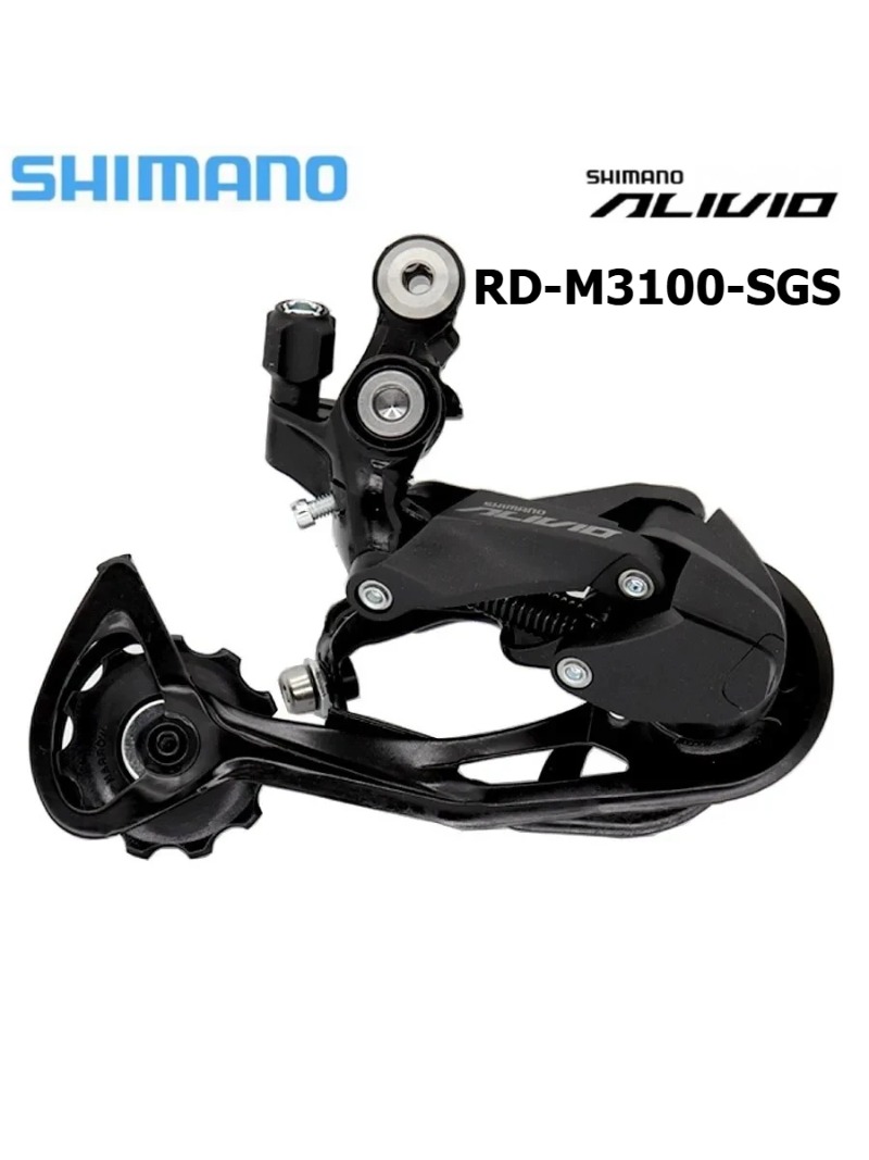 SHIMANO ALIVIO M3100 9V 9 Spee - Rear Derailleur Shadow ulasan dan harga