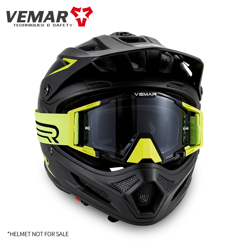 Kacamata Motor VEMAR Berkualit - Mountain Biking Full Face Helmet ulasan dan harga