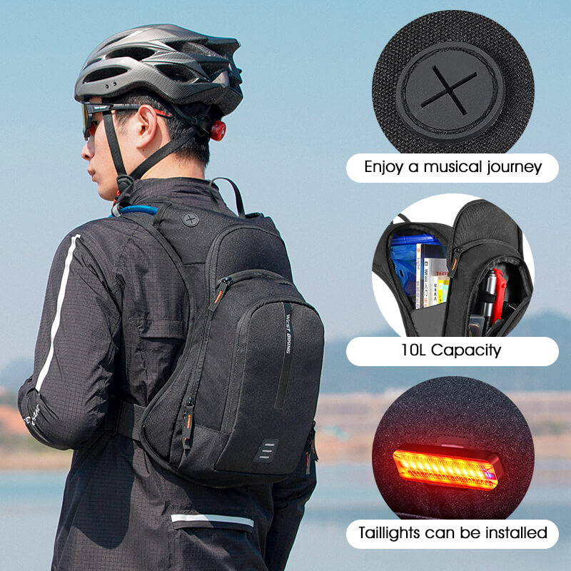 WEST BIKING 10L Ransel Bersepe - Mountain Biking Rucksack ulasan dan harga