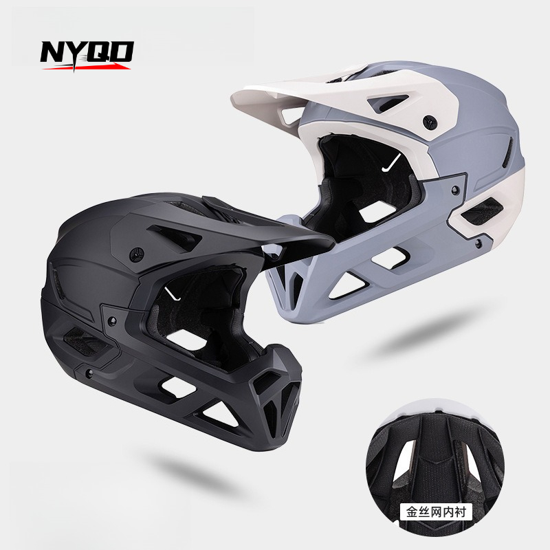Helm MTB Downhill Balap Dewasa - Mountain Biking Full Face Helmet ulasan dan harga