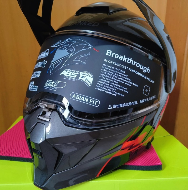Helm Tanked Pria Full Face Hel - Mountain Biking Full Face Helmet ulasan dan harga