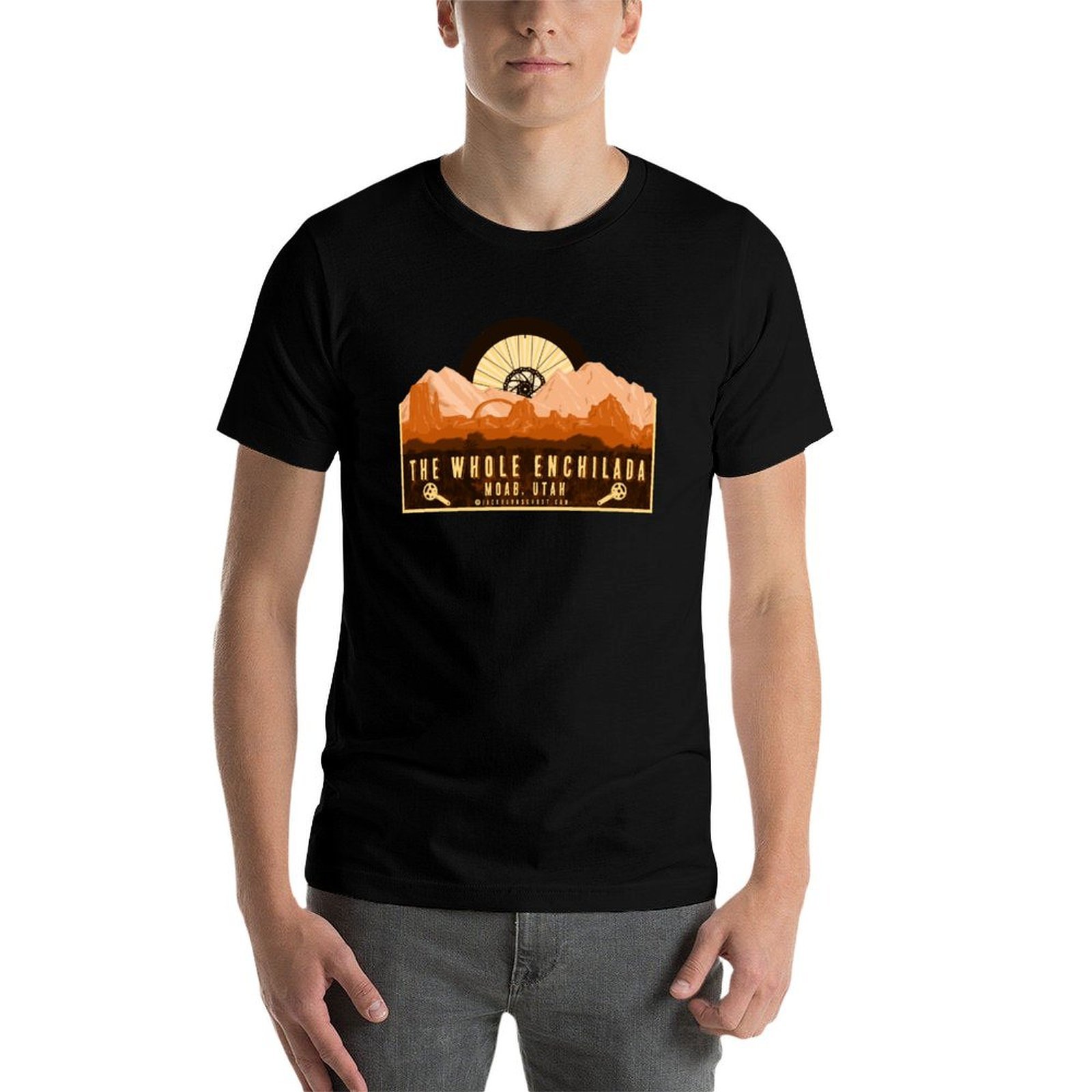 Kaos Sepeda Gunung Whole Enchi - Mountain Biking Moab ulasan dan harga
