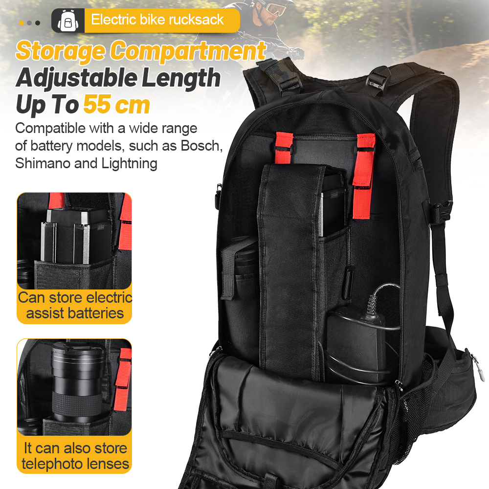 Tas Ransel Sepeda Tas Baterai  - Mountain Biking Rucksack ulasan dan harga