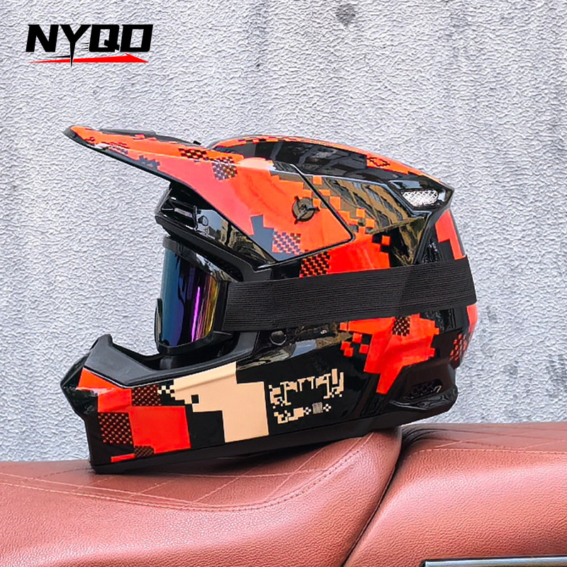 Helm Sepeda Gunung Orz Off-Roa - Mountain Biking Full Face Helmet ulasan dan harga