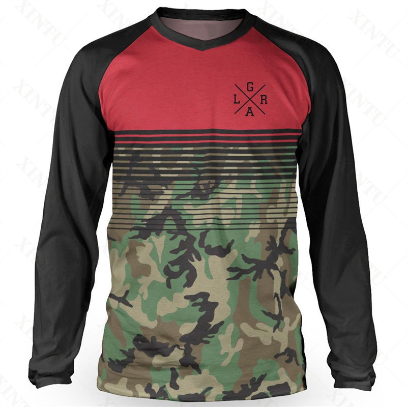 Jersey Pria Pengendara Longgar - Mountain Biking Long Sleeve Shirt ulasan dan harga