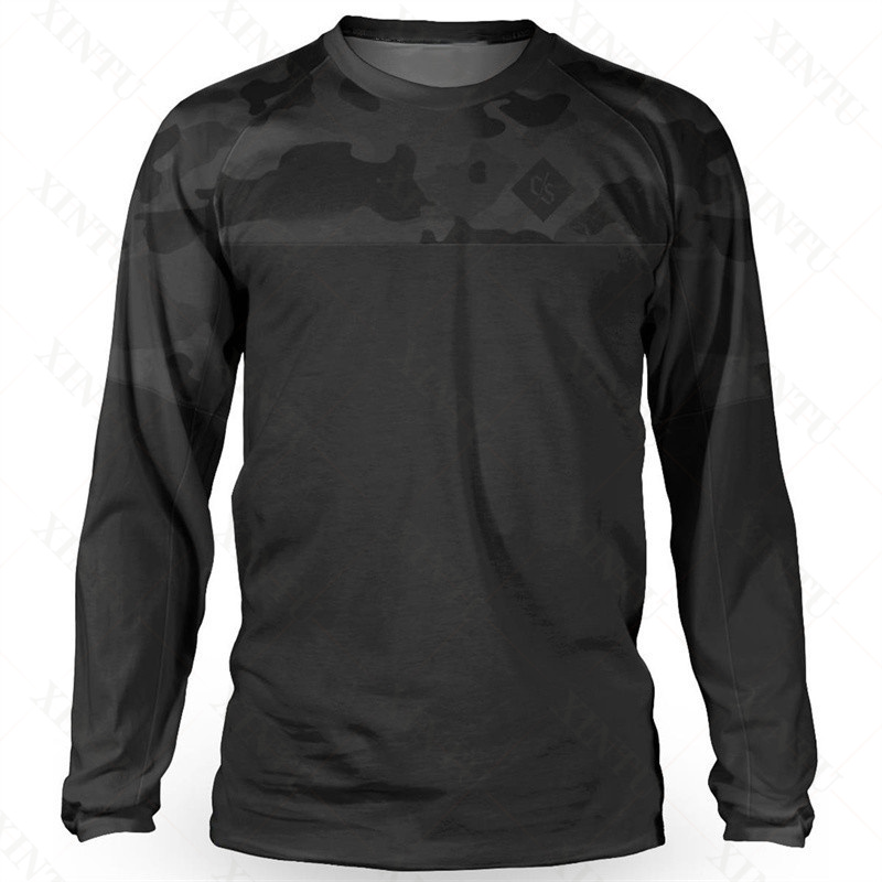 Jersey Pria Pengendara Longgar - Mountain Biking Long Sleeve Shirt ulasan dan harga