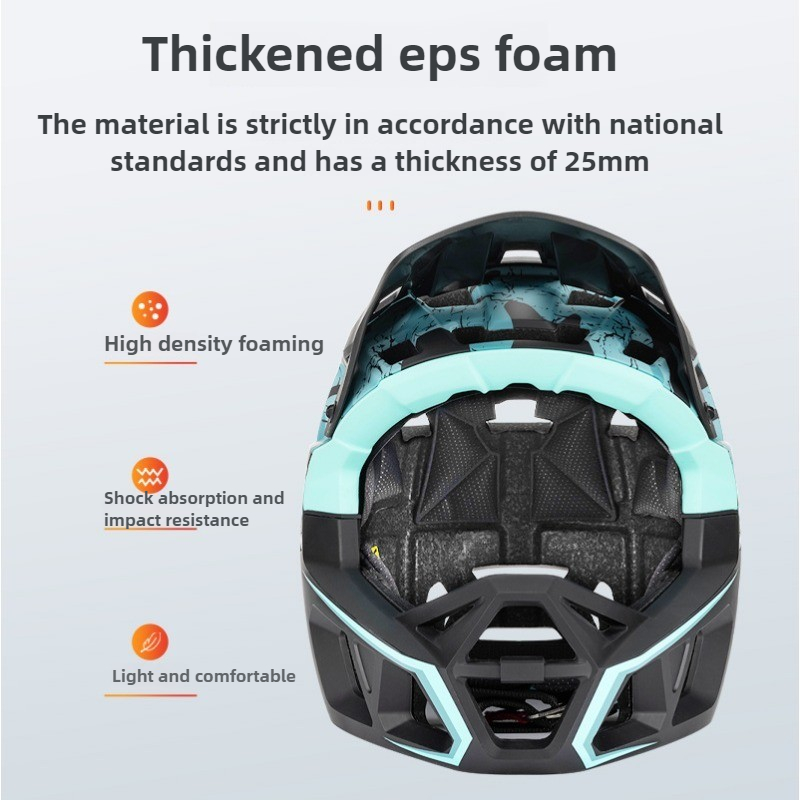 Helm Sepeda Gunung Full Face D - Mountain Biking Full Face Helmet ulasan dan harga