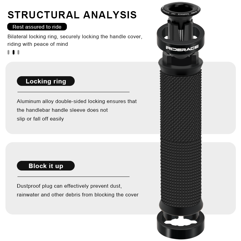 1 Pasang Pegangan Sepeda denga - Mtb Grip Lock On ulasan dan harga