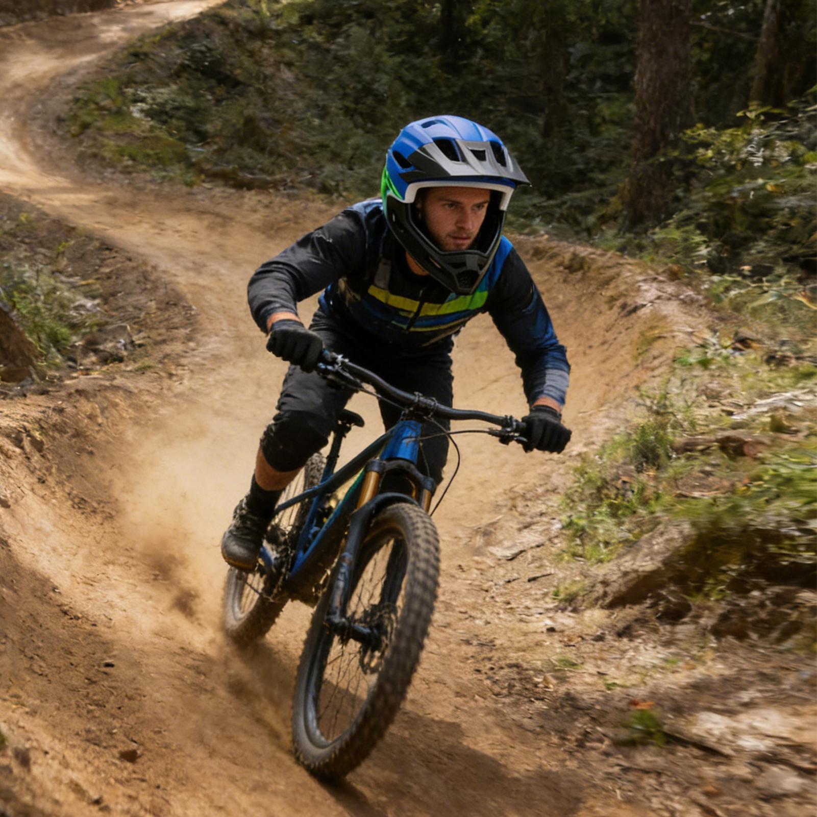 Helm Sepeda Gunung Full Face P - Mountain Biking Full Face Helmet ulasan dan harga