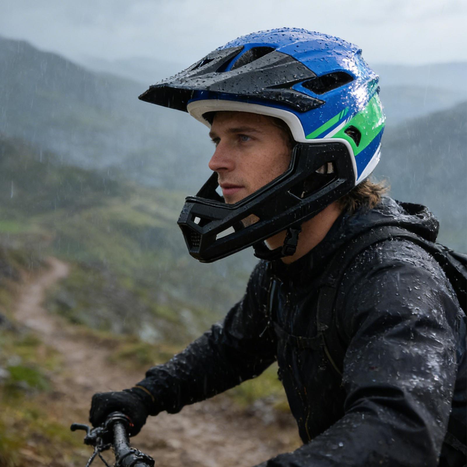 Helm Sepeda Gunung Full Face P - Mountain Biking Full Face Helmet ulasan dan harga