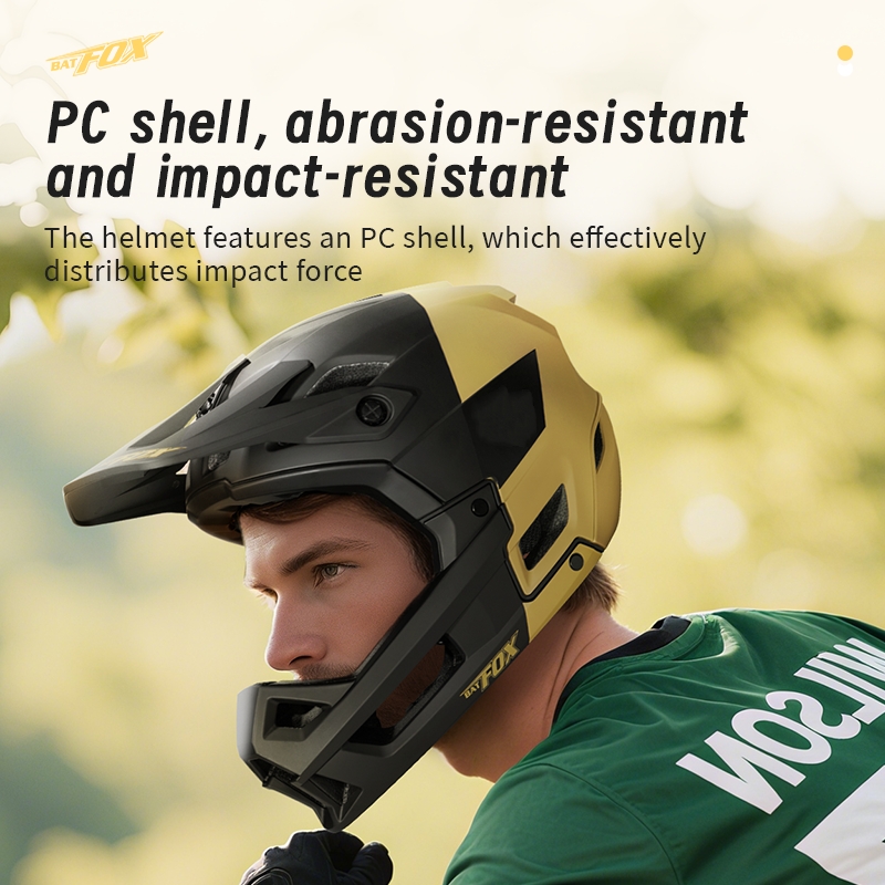 Helm Sepeda BATFOX Full Face P - Mountain Biking Full Face Helmet ulasan dan harga
